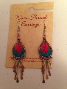 Fair Trade Peru Woven Earrings