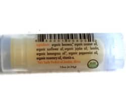 organic beeswax lip balm