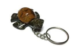 Marble Turtle Keychain